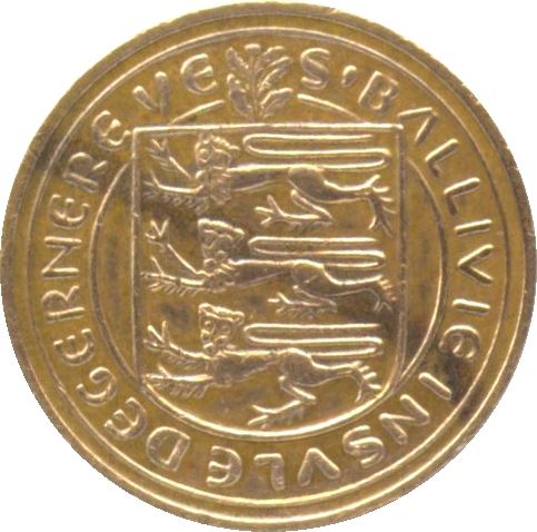 Guernsey Coin | 1 Penny | Queen Elizabeth II | Bird Gannet | KM27 | 1977 - 1981