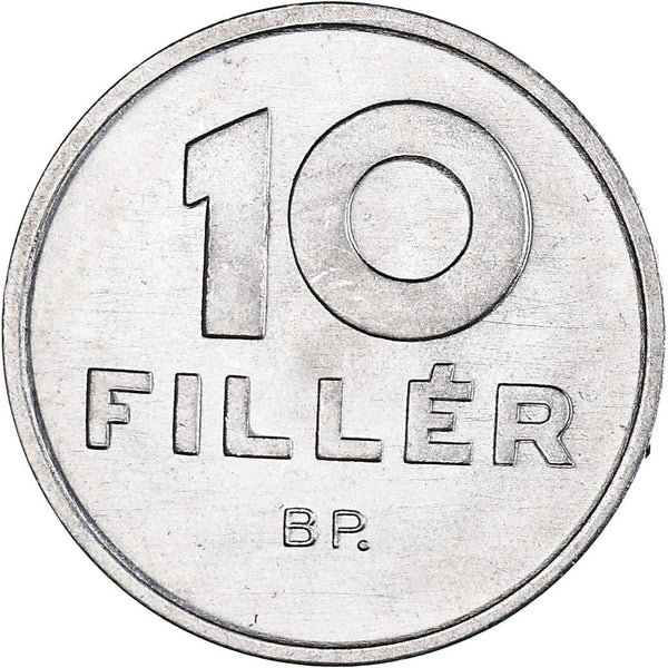 Hungary 10 Filler Coin | Peace Dove | KM675 | 1990 - 1996