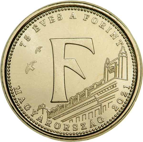 Hungary | 5 Forint Coin | 75 Years of the Forint - F | KM1014 | 2021