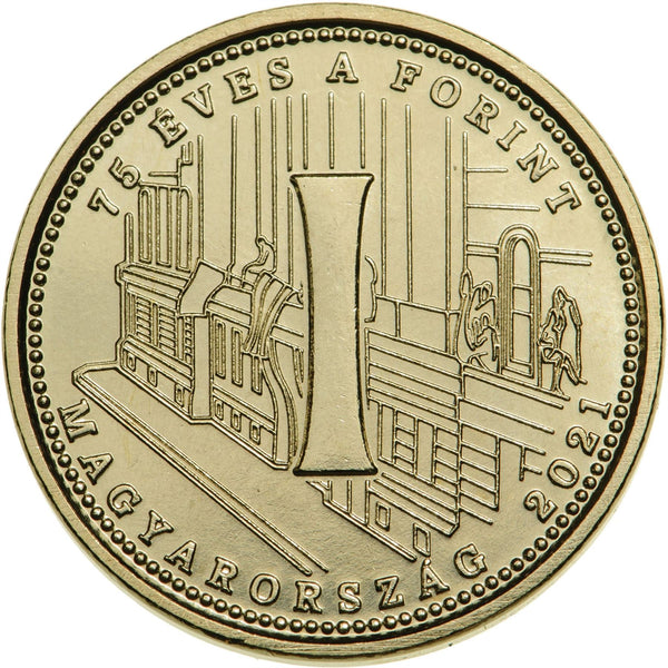 Hungary | 5 Forint Coin | 75 Years of the Forint - I | KM1017 | 2021