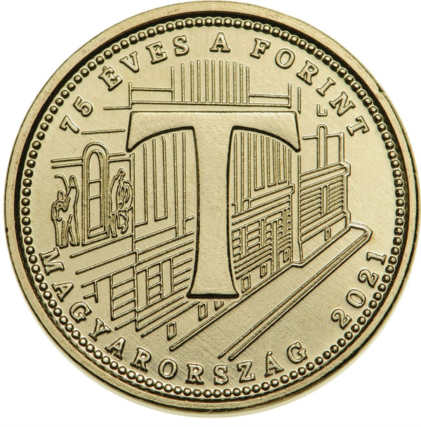 Hungary | 5 Forint Coin | 75 Years of the Forint - T | KM1019 | 2021