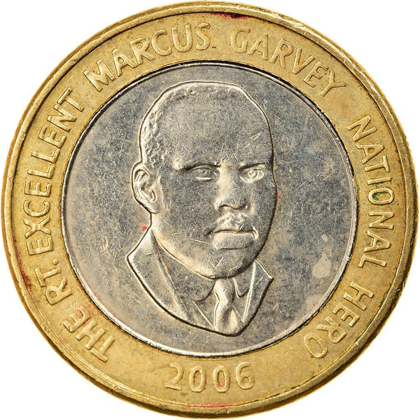 Jamaica Coin | 20 Dollars | Marcus Garvey | KM182 | 2000 - 2008