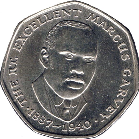 Jamaica Coin | 25 Cents Coin | Marcus Garvey | KM147 | 1991 - 1994