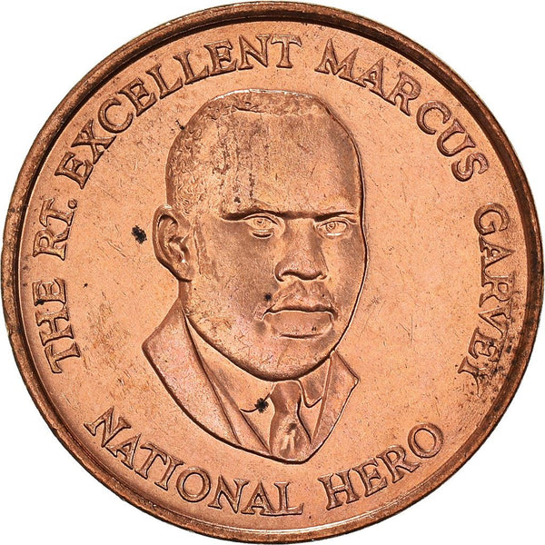 Jamaica Coin | 25 Cents | Marcus Garvey | KM167 | 1995 - 2012