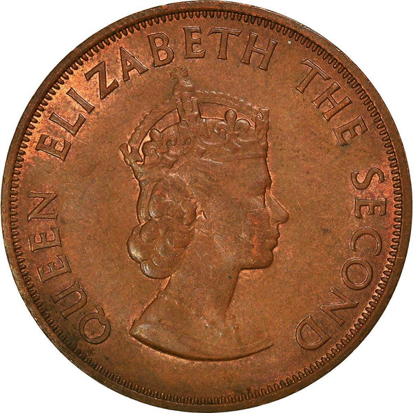 Jersey 1/12 Shilling Coin | Queen Elizabeth II | Hastings Battle | Lion | Shield | KM26 | 1966
