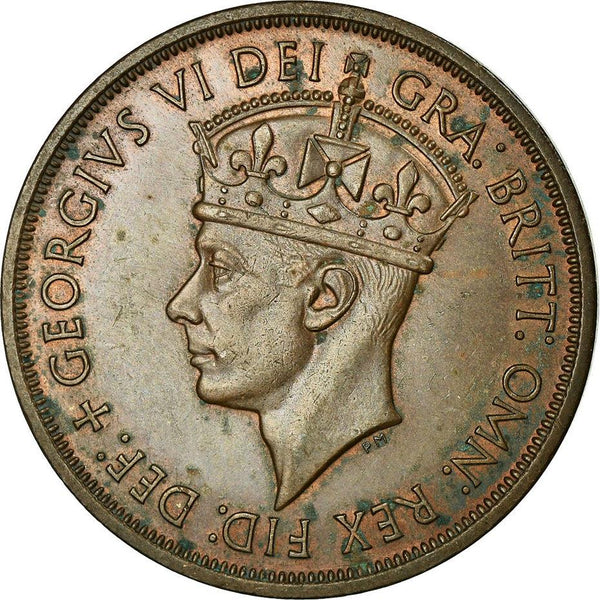 Jersey Coin Islander 1/12 Shilling | King George VI | Liberation | Shield | KM19 | 1949 - 1952