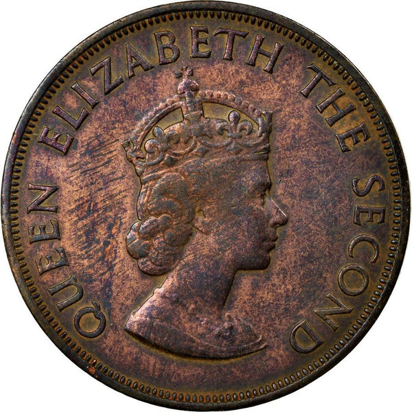 Jersey Coin Islander 1/12 Shilling | Queen Elizabeth II | Lions | Shield | KM23 | 1960