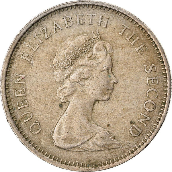 Jersey Coin Islander 5 New Pence | Queen Elizabeth II | KM32 | 1968 - 1980