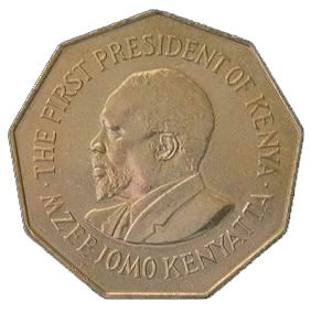 Kenya 5 Shillings Coin | KM16 | 1973