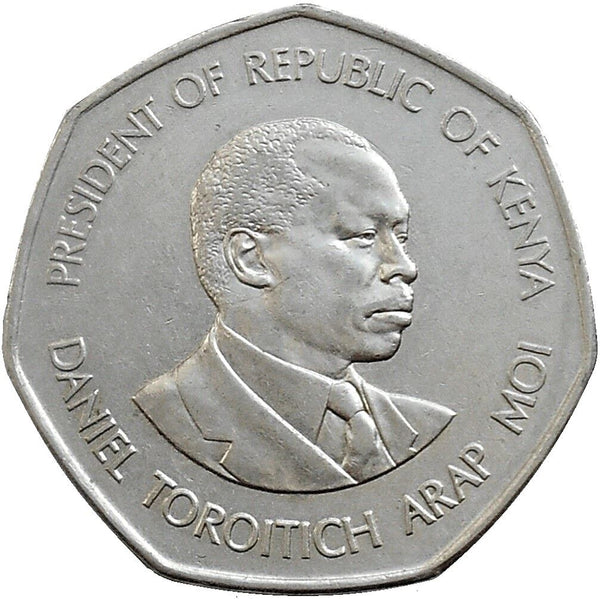Kenya 5 Shillings Coin | KM23a | 1994