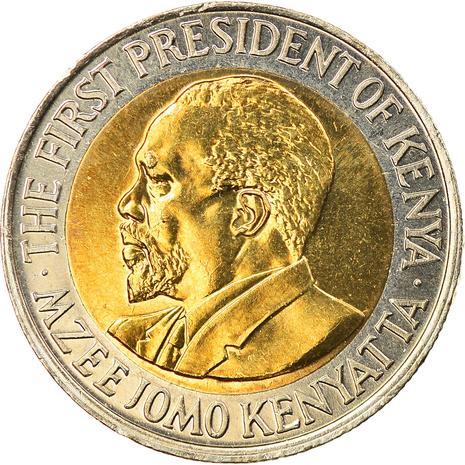 Kenya 5 Shillings | M.J.Kenyatta Coin | KM37.1 | 2005 - 2009