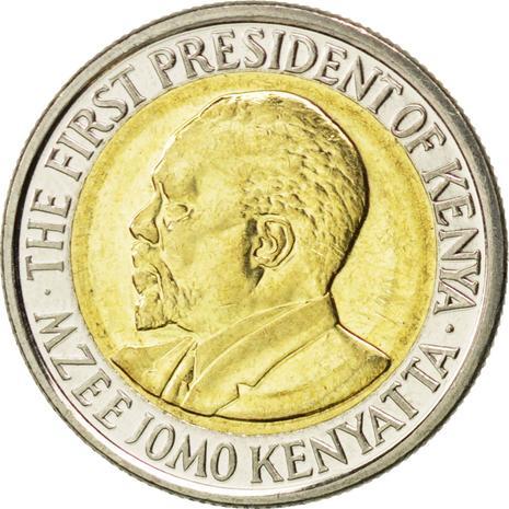 Kenya 5 Shillings | M.J.Kenyatta Coin | KM37.2 | 2010