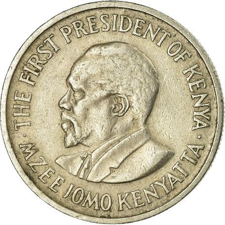 Kenya 50 Cents | Mzee Jomo Kenyatta Coin | KM13 | 1969 - 1978