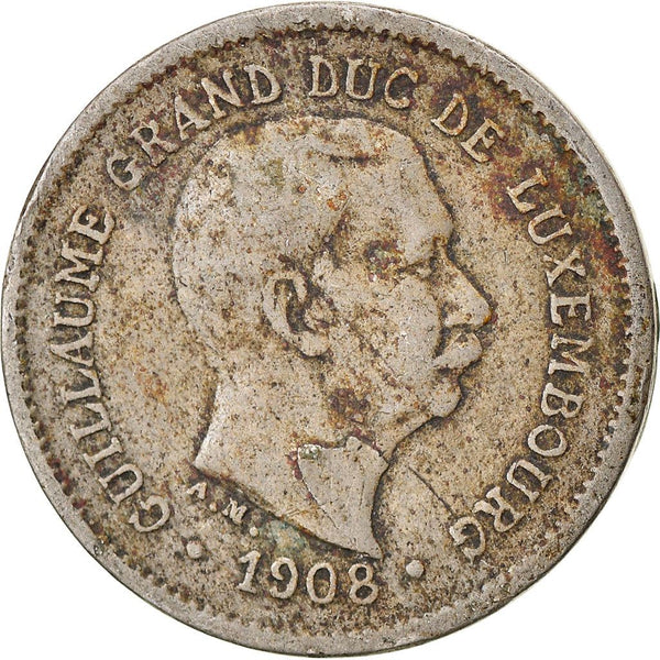 Luxembourg | 5 Centimes Coin | Guillaume IV | William IV | KM26 | 1908