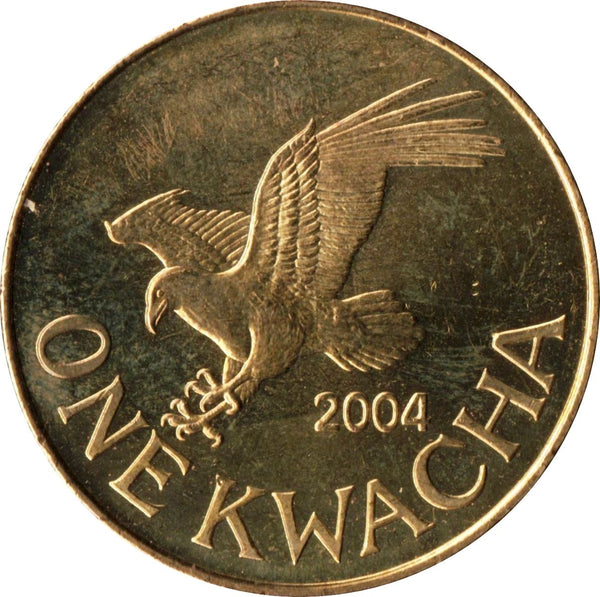 Malawi Coin Malawian 1 Kwacha | Fish Eagle | KM65 | 2004