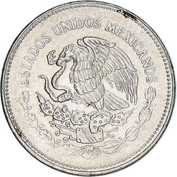Mexico 10 Pesos | Miguel Hidalgo y Costilla | Eagle | Snake Coin | KM512 | 1985 - 1990