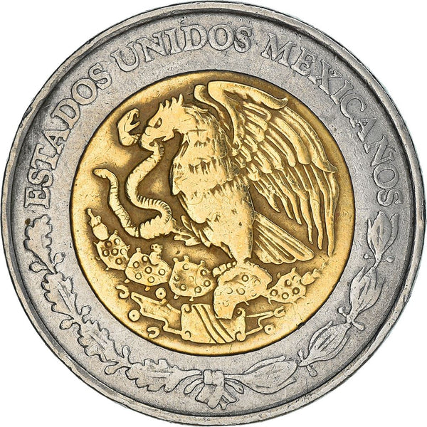 Mexico 5 Nuevos Pesos | Shield | Anillo de la Aceptación Coin | KM552 | 1992 - 1995