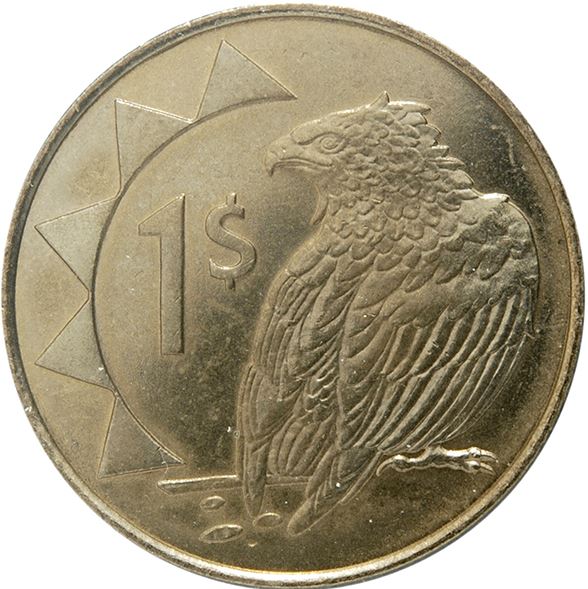 Namibia 1 Dollar Coin KM4 1993 - 2010