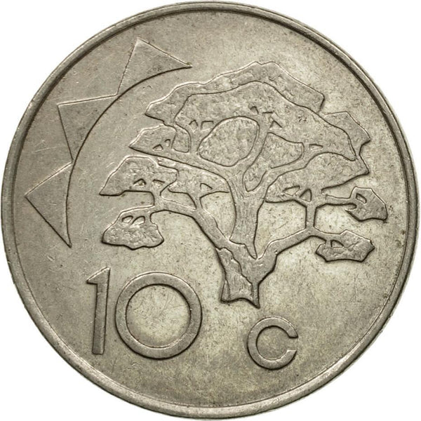 Namibia 10 Cents Coin KM2 1993 - 2012