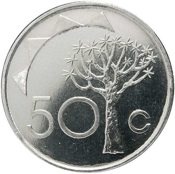 Namibia 50 Cents Coin KM3 1993 - 2010