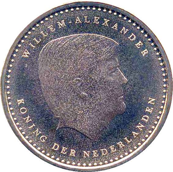 Netherlands Antilles 1 Gulden Coin | King Willem Alexander | KM91 | 2014 - 2016