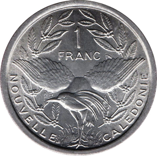 New Caledonia 1 Franc Coin 1971 KM 8