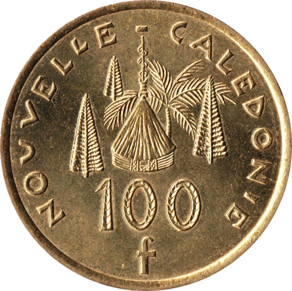 New Caledonia 100 Francs Coin 1976 - 2005 KM 15
