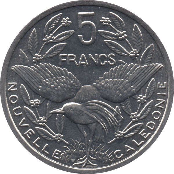 New Caledonia 5 Francs Coin 1983 - 2019 KM 16