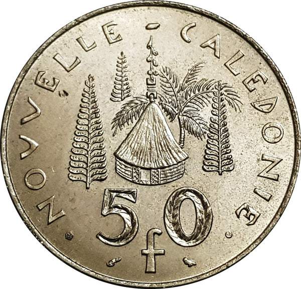 New Caledonia 50 Francs Coin 1967 KM 7