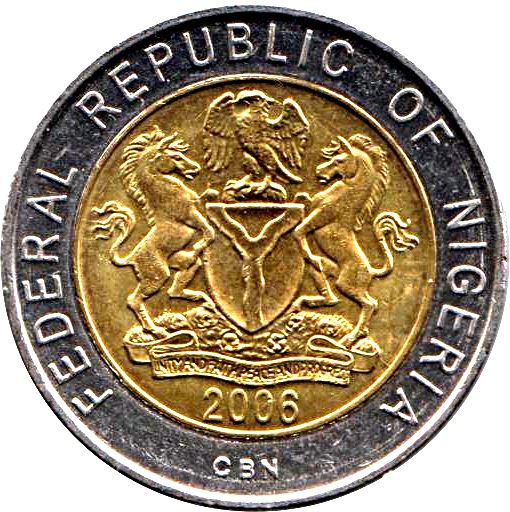 Nigeria Coin | 1 Naira | Herbert Macaulay | KM18 | 2006