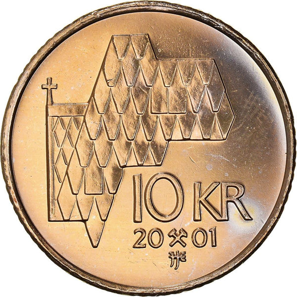 Norway | 10 Kroner Coin | Harald V | KM457 | 1995 - 2012