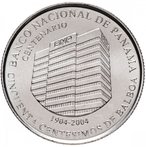 Panama 50 Centesimos Coin | National Bank | KM139 | 2009