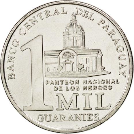 Paraguay 1000 Guaraníes Francisco Solano Lopez Coin KM198 2006 - 2018