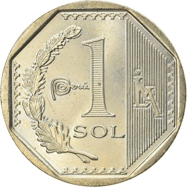 Peru 1 Sol | Wreath Coin | KM395 | 2016 - 2021