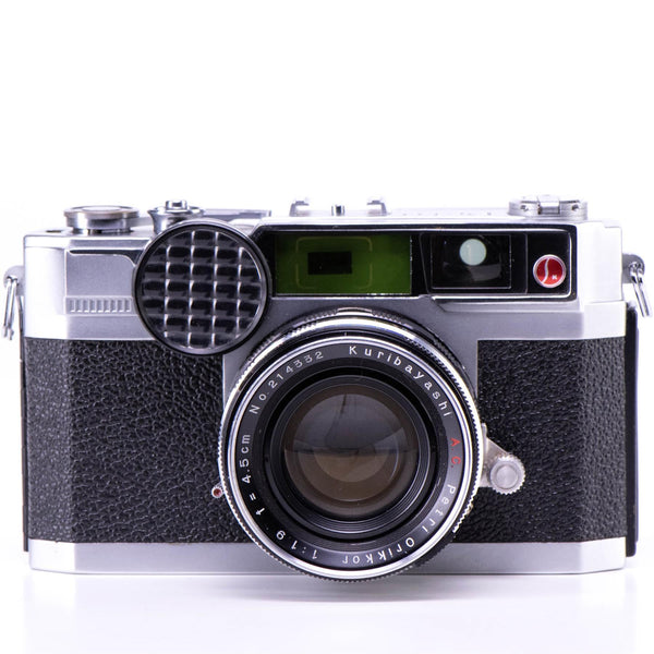 Petri E.Bn Camera | Orikkor 45mm f1.9 lens | White | Japan | 1960