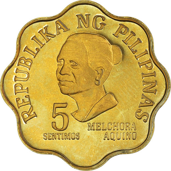 Philippines 5 Sentimos | KM206 | 1975 - 1978