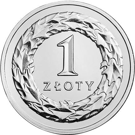 Poland | 1 Złoty | Oak Leaves | Eagle | KM974 | 2017 - 2020