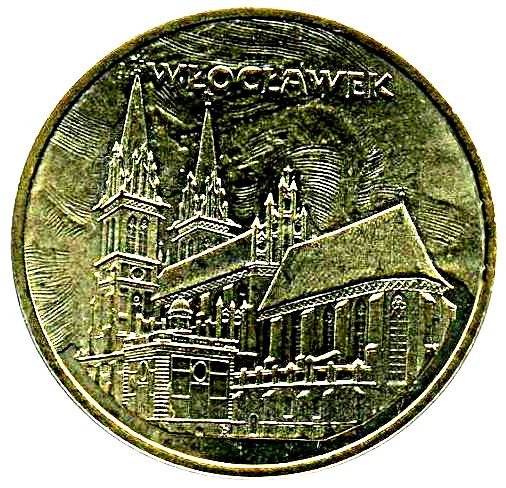 Poland | 2 Zlote Coin | Wloclawek | Castle | KM529 | 2005