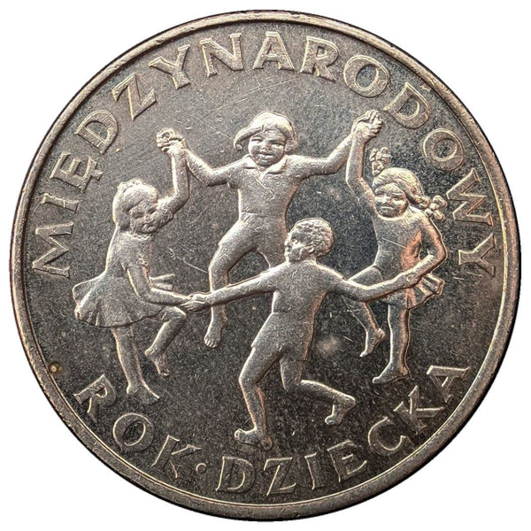 Poland | 20 Zlotych Coin | International Child Year | Eagle | KM99 | 1979