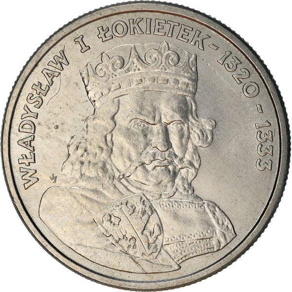 Polish 100 Zlotych Coin | Wladyslaw I Lokietek | Eagle | Poland | 1986