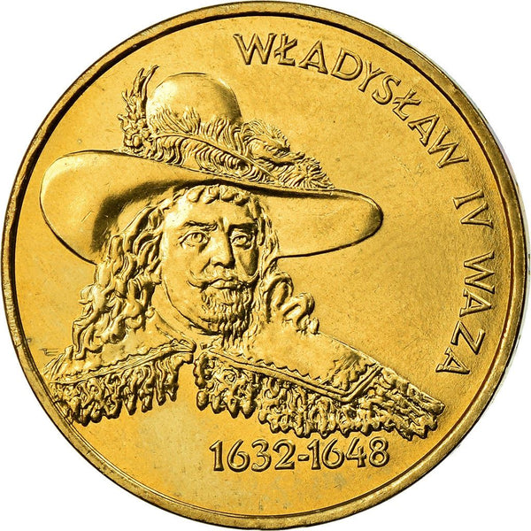 Polish 2 Zlote Coin | Wladyslaw IV Waza | Eagle | Poland | 1999