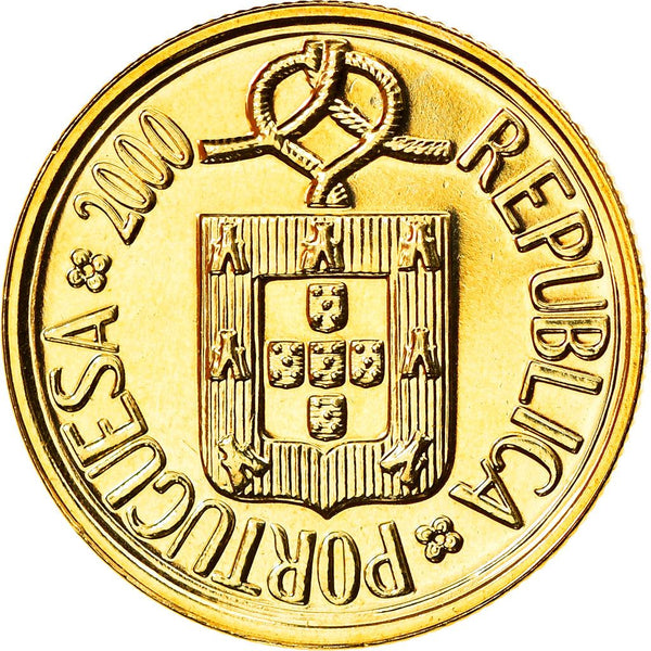 Portugal 1 Escudo Coin | Stained Glass Window | KM631 | 1986 - 2001