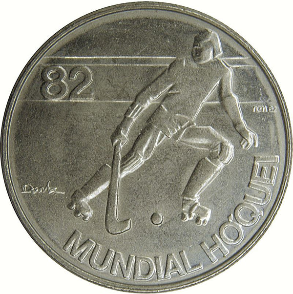 Portugal | 2.50 Escudos Coin | Roller Hockey Championship | KM613 | 1983