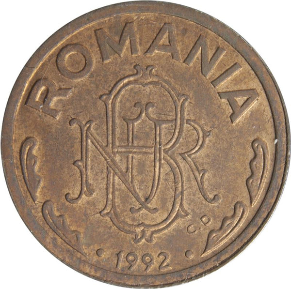 Romania Coin | 1 Leu | KM113 | 1992
