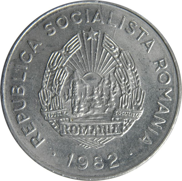 Romania Coin | 25 Bani | Tractor | KM94a | 1982