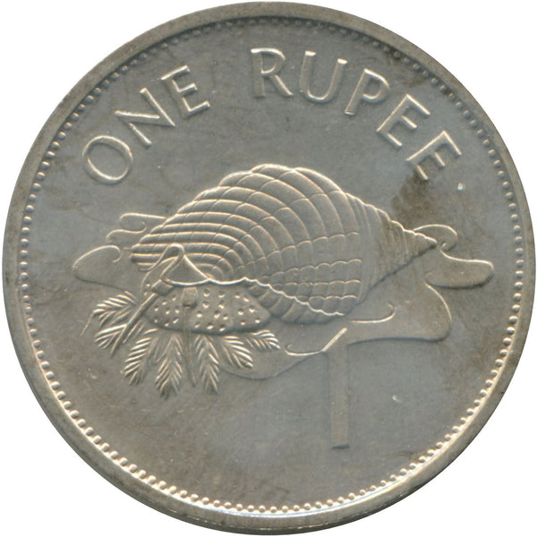 Seychelles 1 Rupee Coin | Triton Conch | KM50 | 1982 - 2010