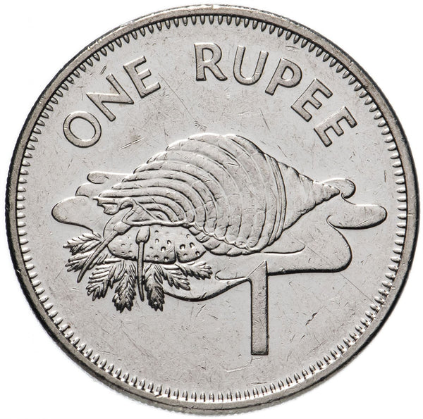Seychelles 1 Rupee Coin | Triton Conch Shell | KM50a | 2010