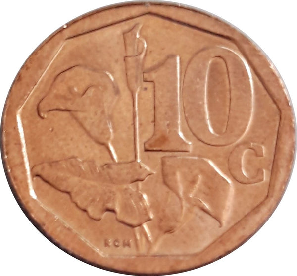 South Africa 10 Cents Afrikaans Legend - Suid-Afrika Coin KMUC29 2019