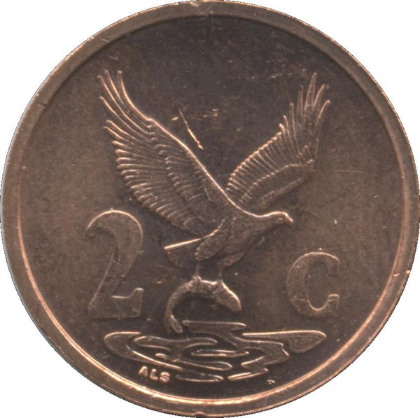 South Africa 2 Cents Coin | Venda Legend - AFURIKA-TSHIPEMBE | KM222 | 2000 - 2001