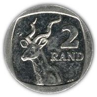 South Africa 2 Rand Coin | Afrika-Dzonga - Ningizimu Afrika | KM491 | 2006 - 2018